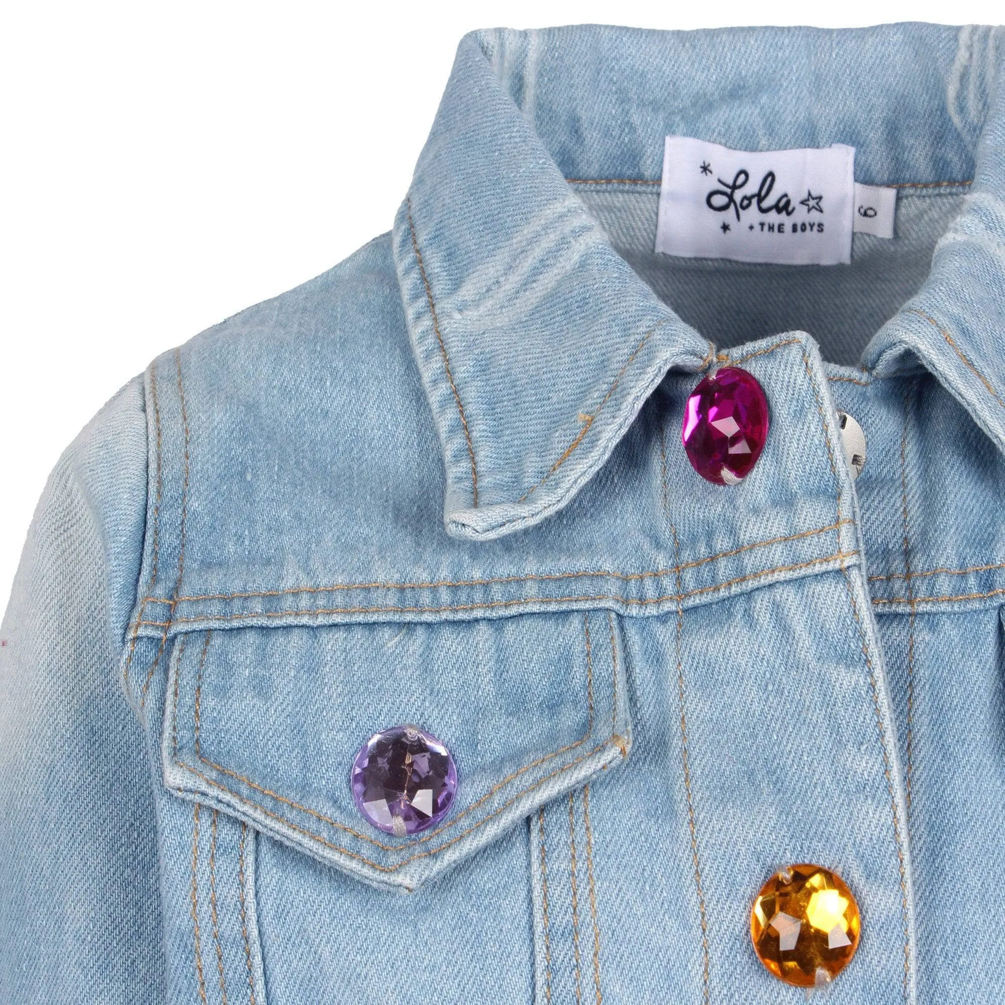 Crystal Rain Denim Jacket