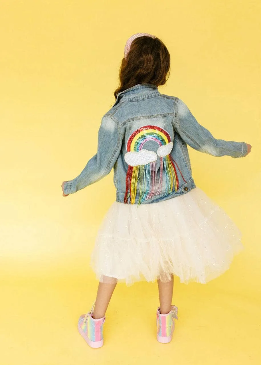 Crystal Rain Denim Jacket