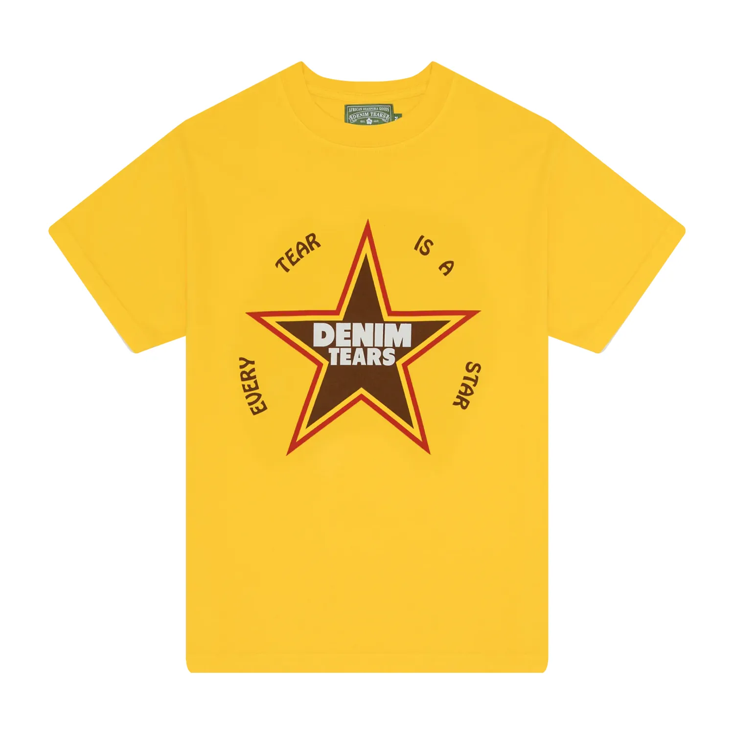 Denim Tears Every Tear Is A Star Tee Yellow