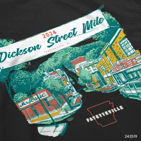 Dickson Street Mile T-Shirt Design