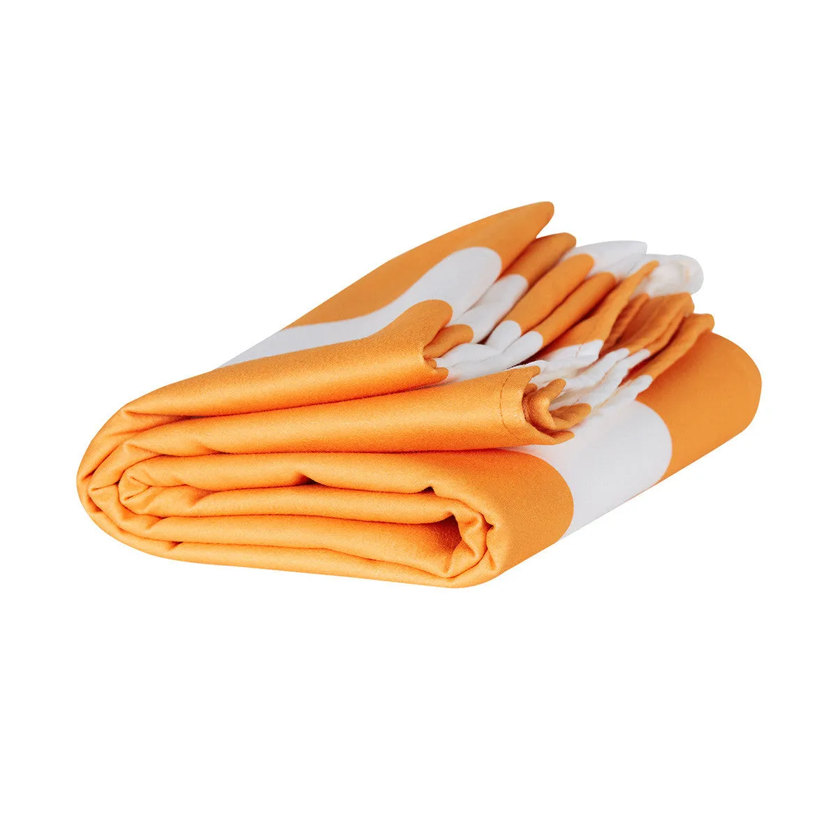 Dock & Bay Beach Towel Cabana Collection L 100% Recycled Ipanema Orange