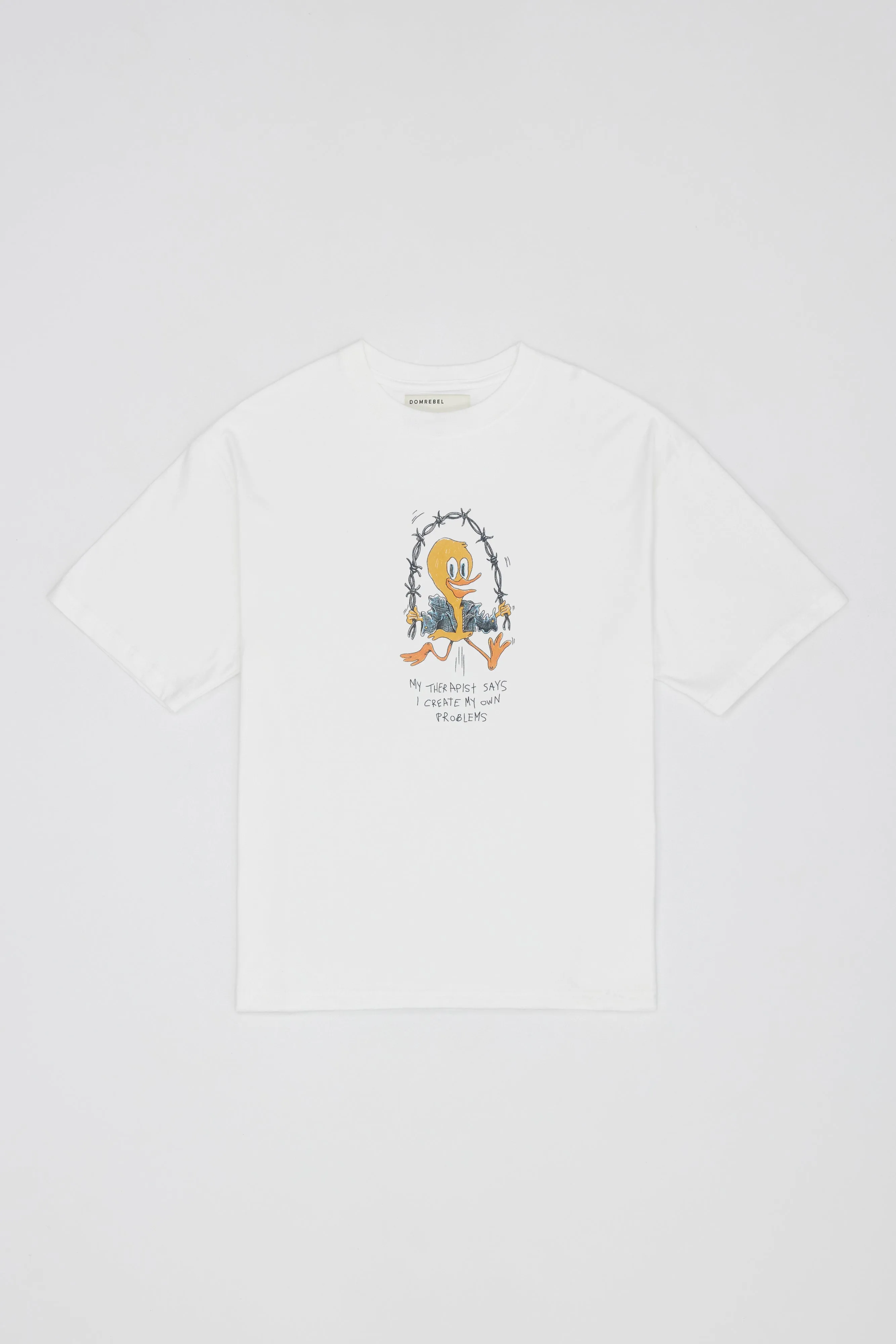 DOMREBEL Skip Tee - Ivory