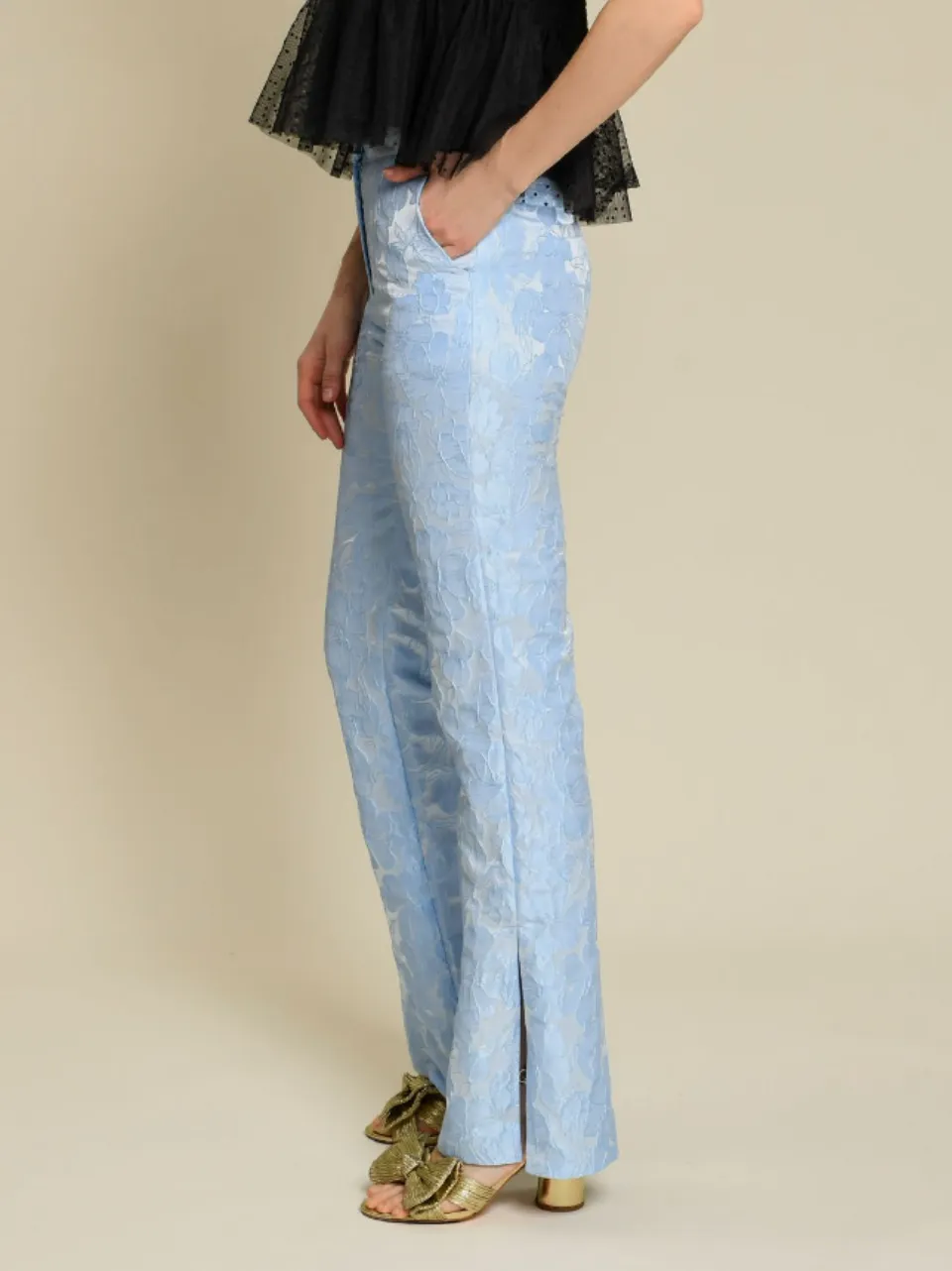 Dream Fleur Jacquard Trousers