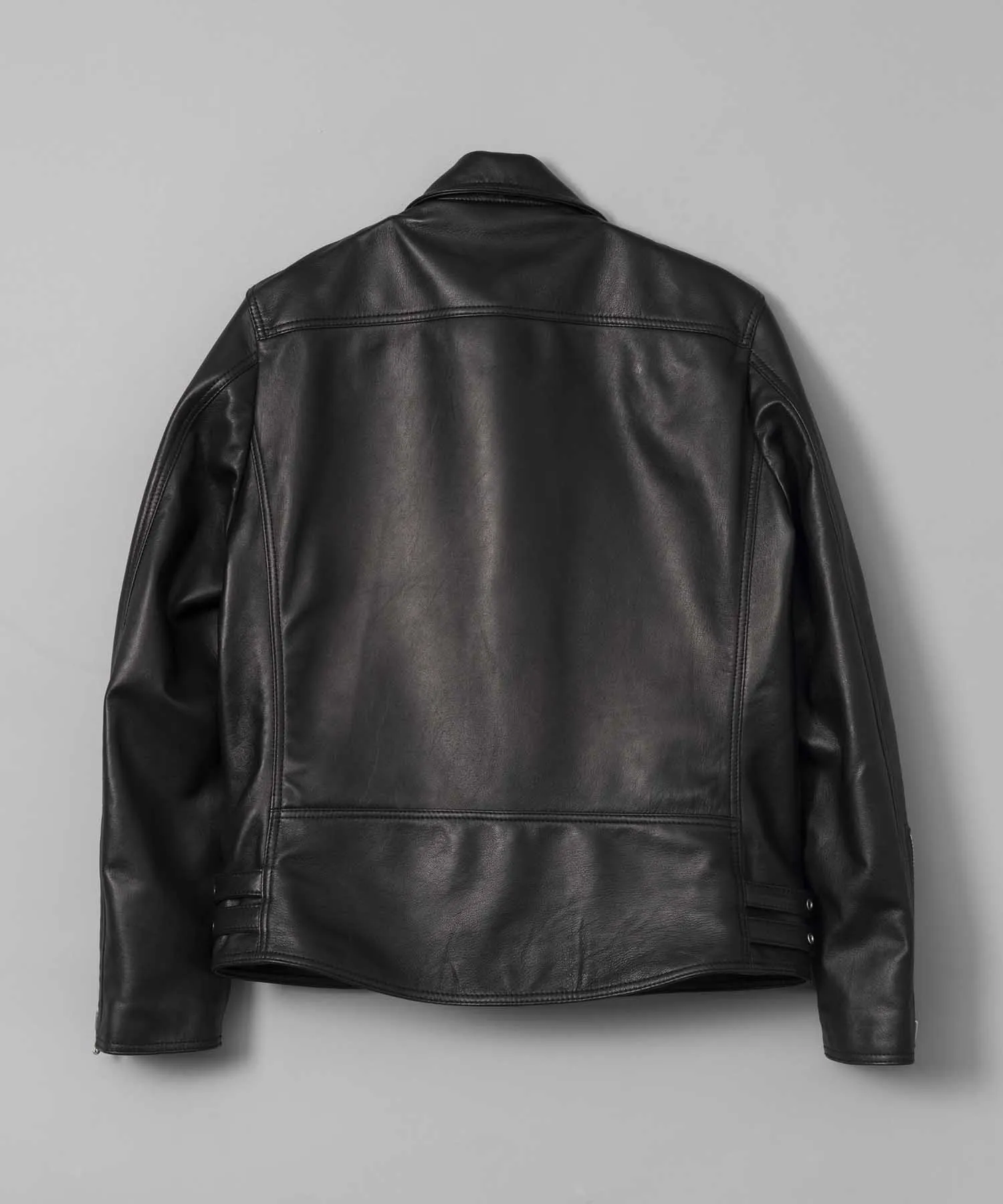 Dress-Fit Sheep Leather Double Rider Jacket