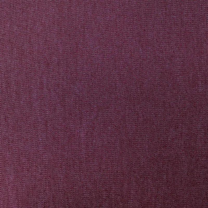 Dressmaking Coloured Stretch Denim - Burgundy