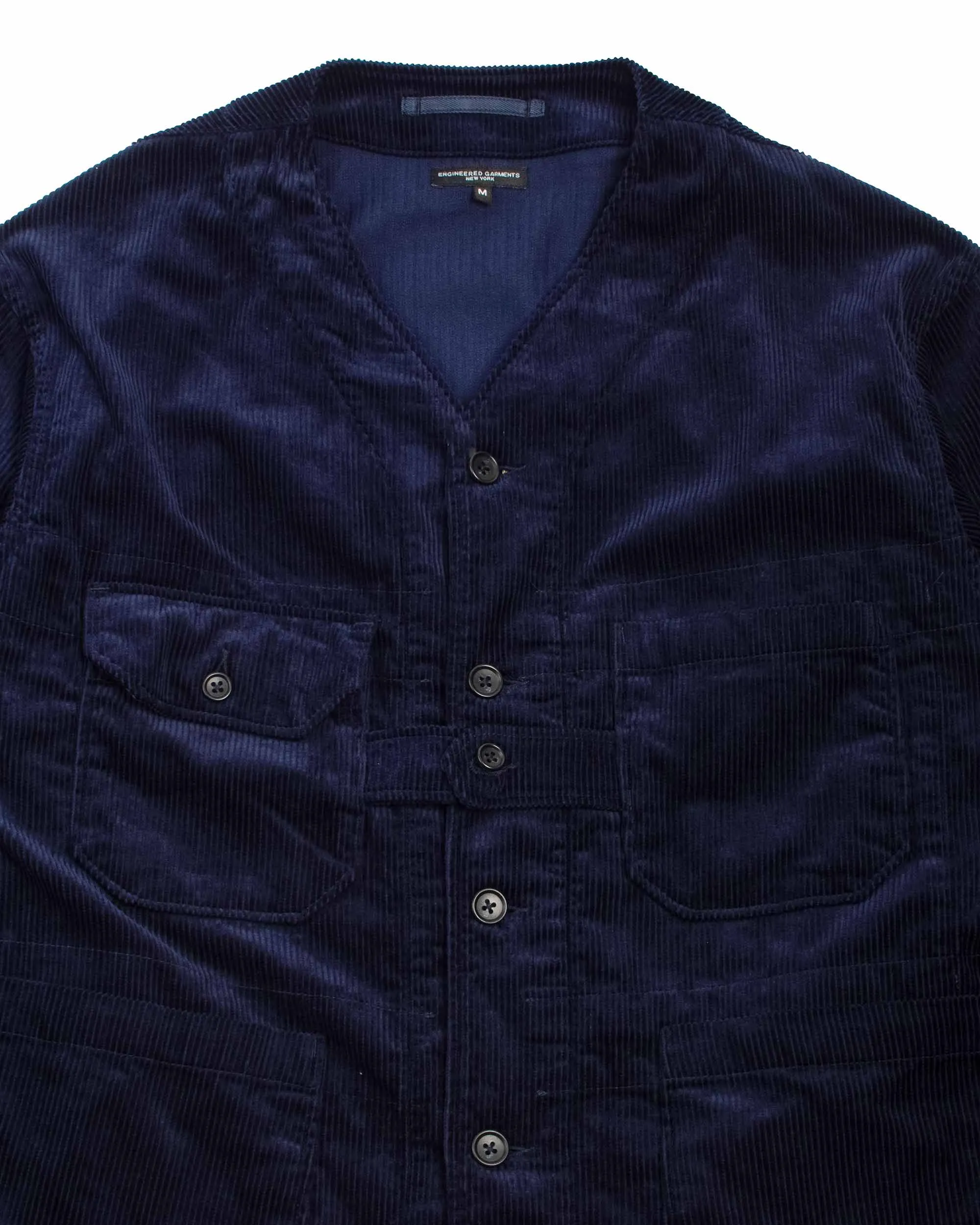 Engineered Garments Cardigan Jacket Navy 8W Corduroy