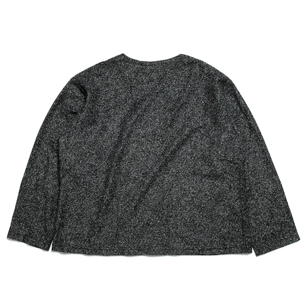 Engineered Garments - Knit Cardigan - Charcoal Wool Poly Melange Knit - PS090