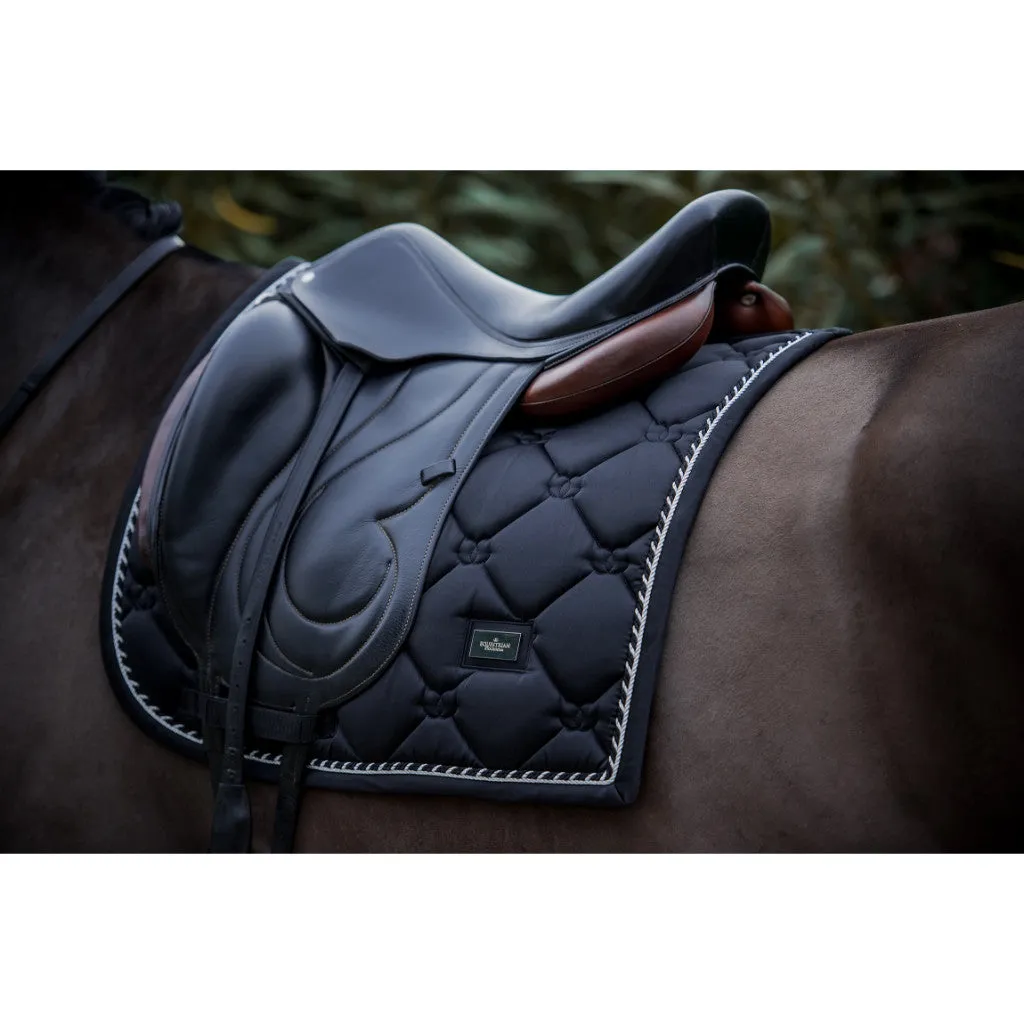 Equestrian Stockholm Dressage Saddle Pad Midnight Blue