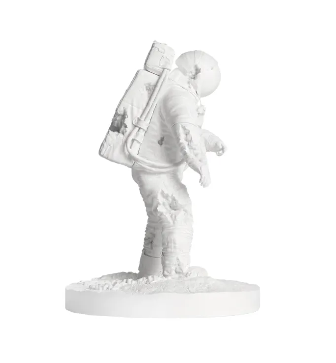 Eroded Astronaut Resin Sculpture by Daniel Arsham x Billionaire Boys Club