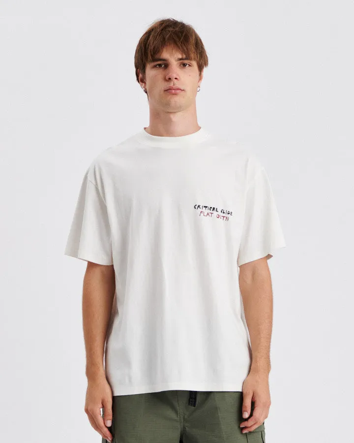 Flat Out Tee - Vintage White