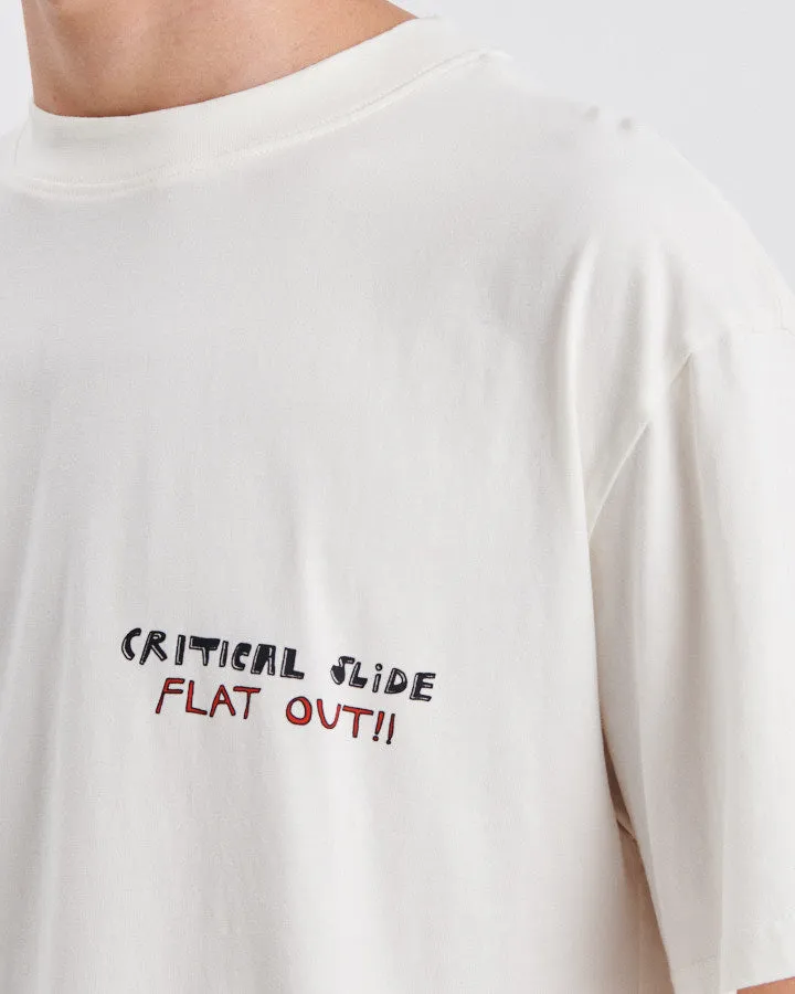 Flat Out Tee - Vintage White