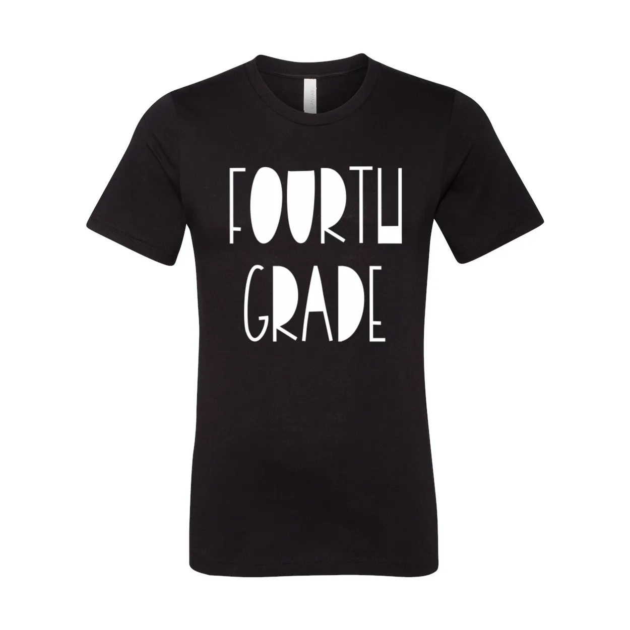 Fourth Grade Funky Font Tee