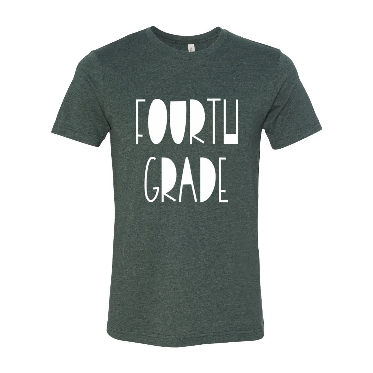 Fourth Grade Funky Font Tee