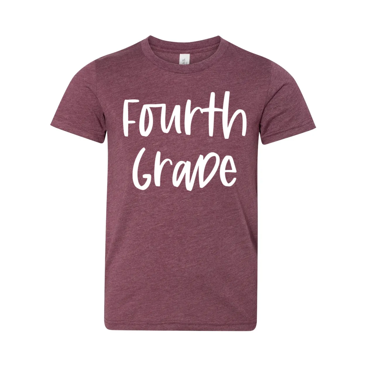 Fourth Grade YOUTH Script Tee