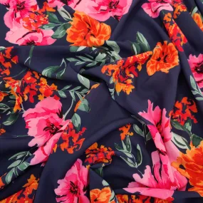 FS548 Navy Floral