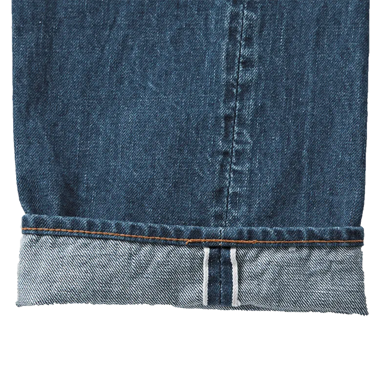 Fullcount & Co. 1102-FADE - Straight Denim - 13.7oz - Raw Indigo Blue