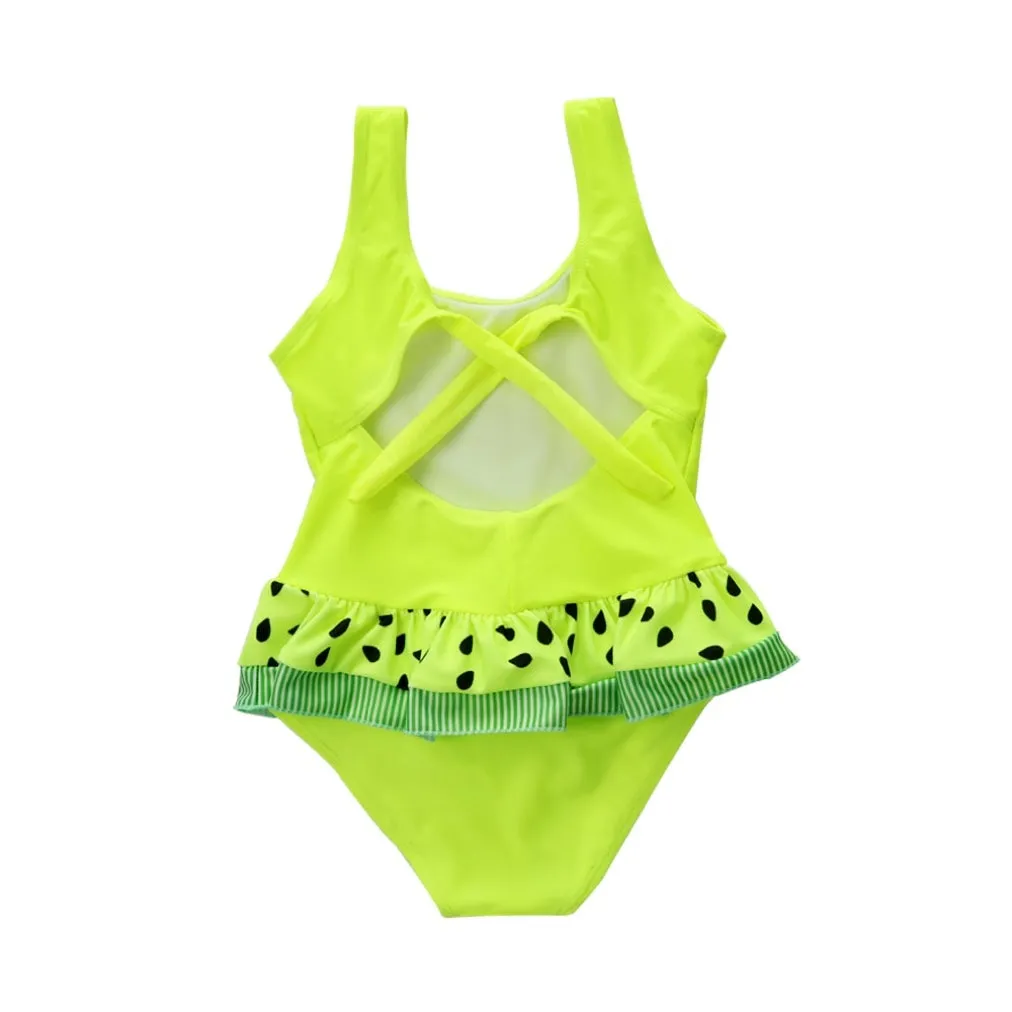 Girls Watermelon One Piece Swimwear - ONLY 4 LEFT !!!