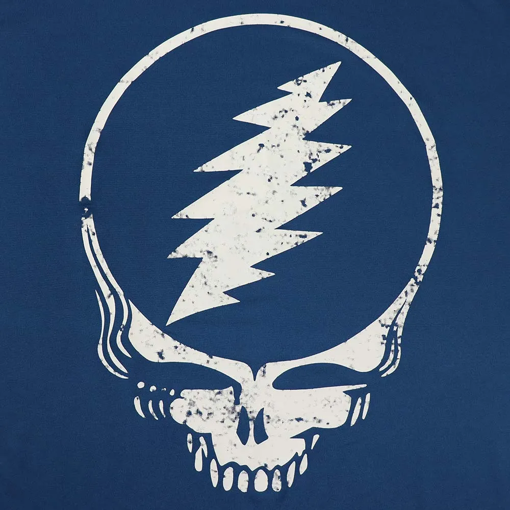 Grateful Dead | UPF 50 Swim Shirt Long Sleeve | Blue Tie Dye Loose Fit