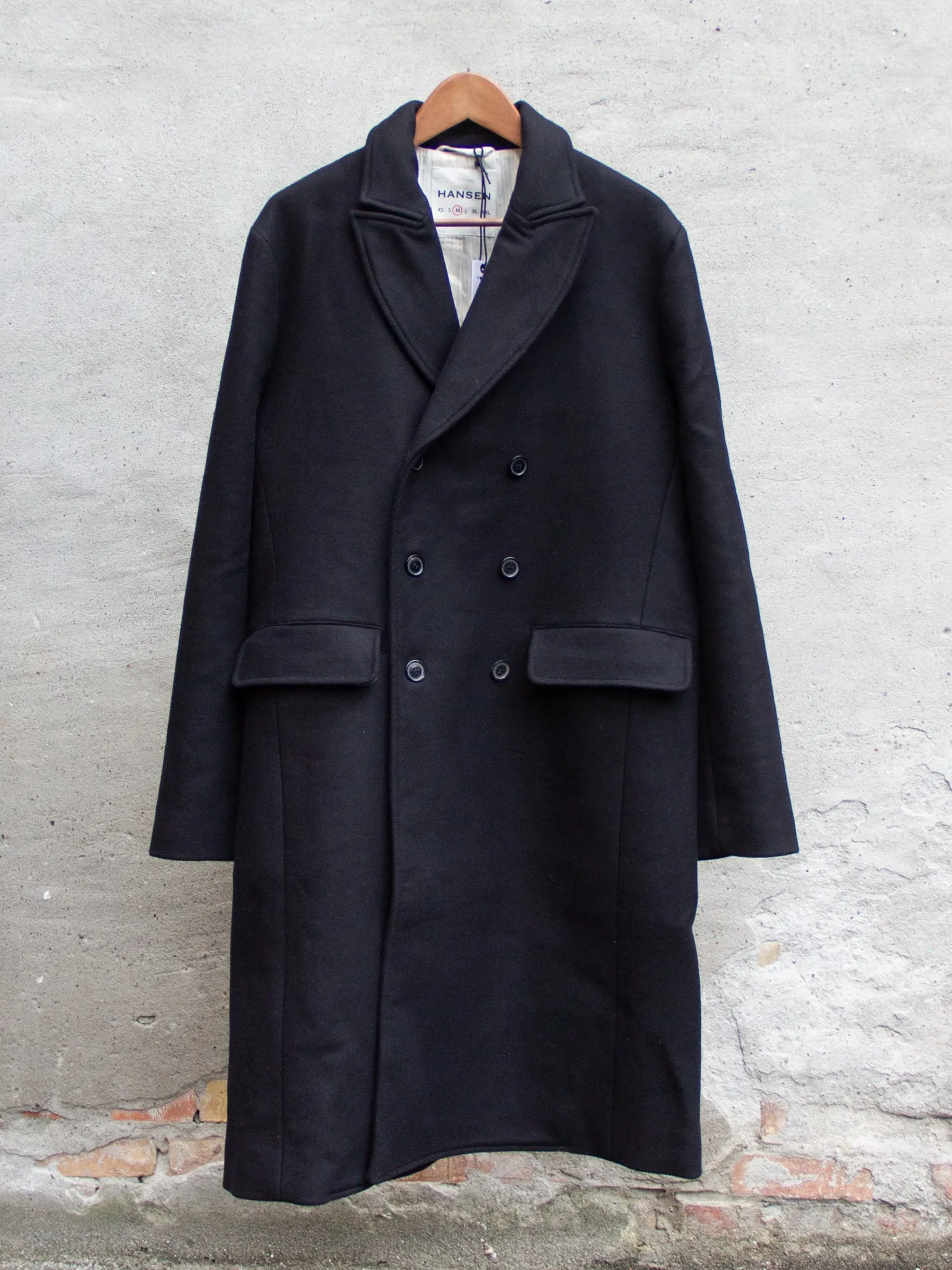 Villum Hansen Premium Black Wool Jacket