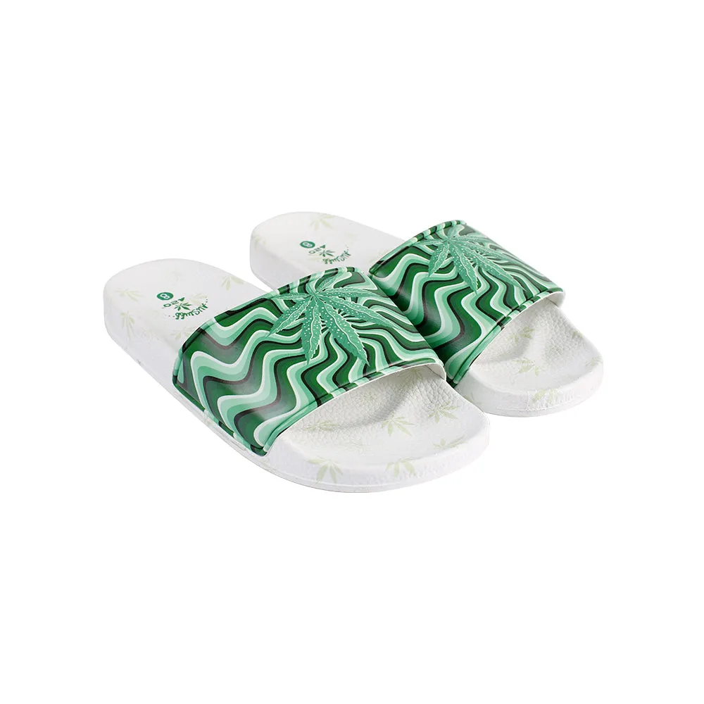 Himpy Slides - Mens Skywalker Alien White Sandal - 1 Pair Per Pack