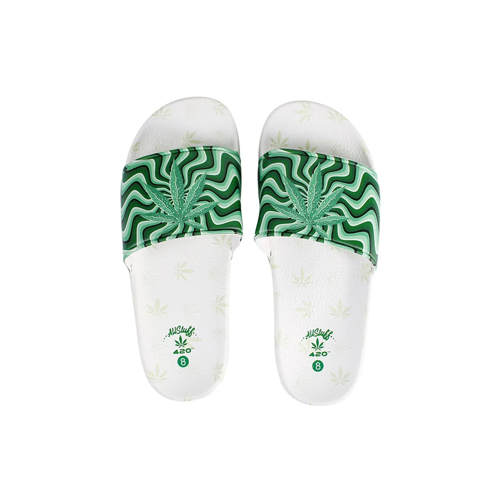 Himpy Slides - Mens Skywalker Alien White Sandal - 1 Pair Per Pack