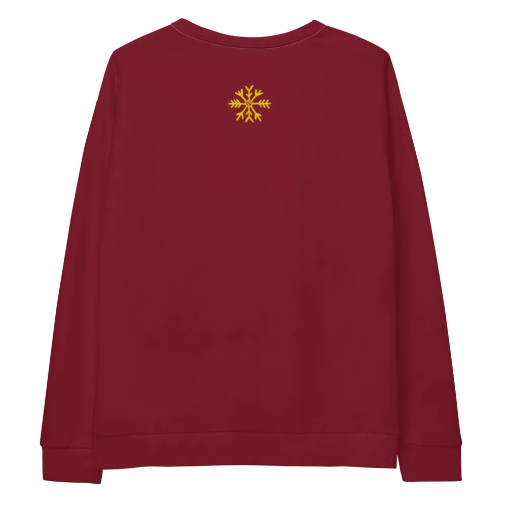 Holiday Sweater Maroon