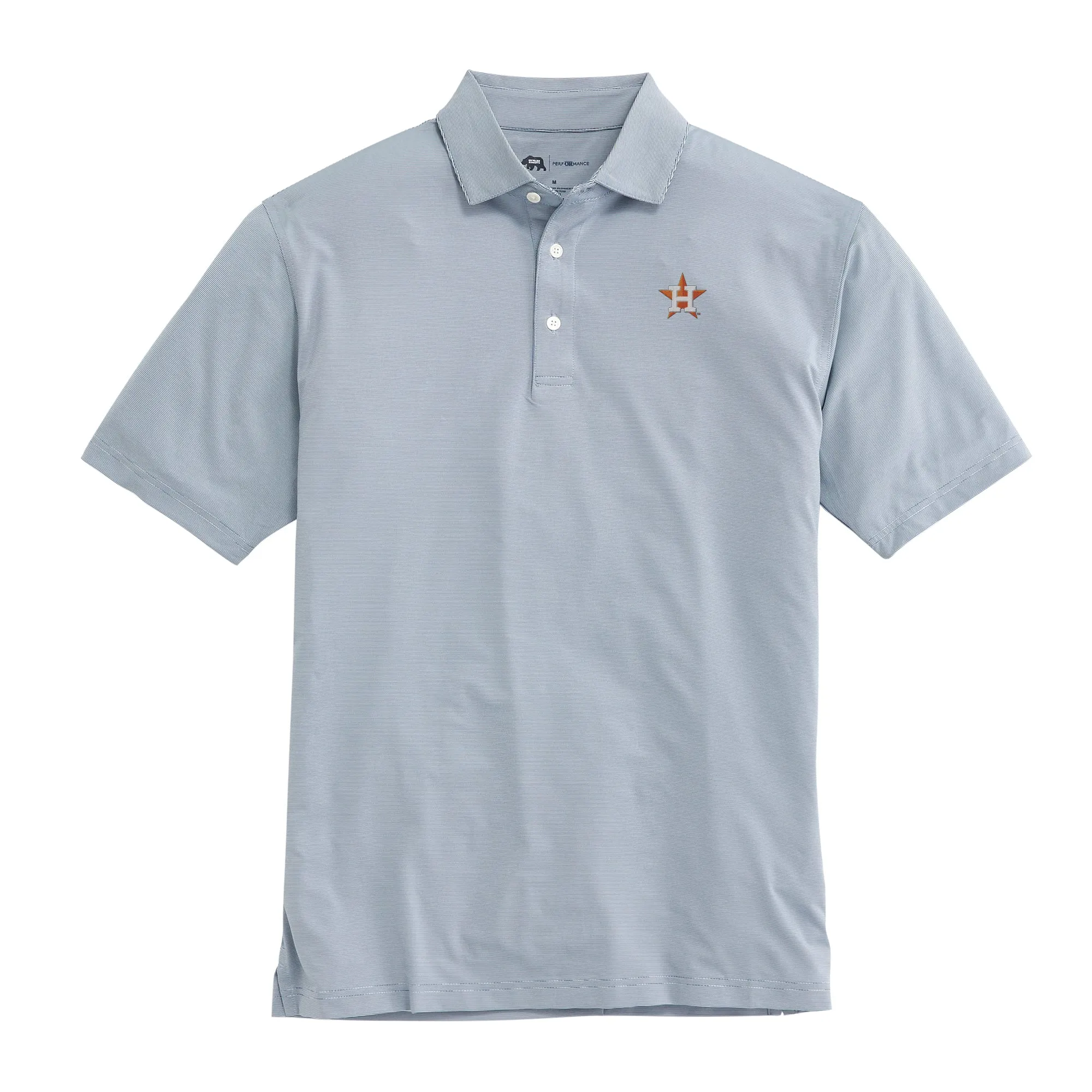 Houston Astros Hairline Stripe Performance Polo