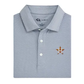 Houston Astros Hairline Stripe Performance Polo