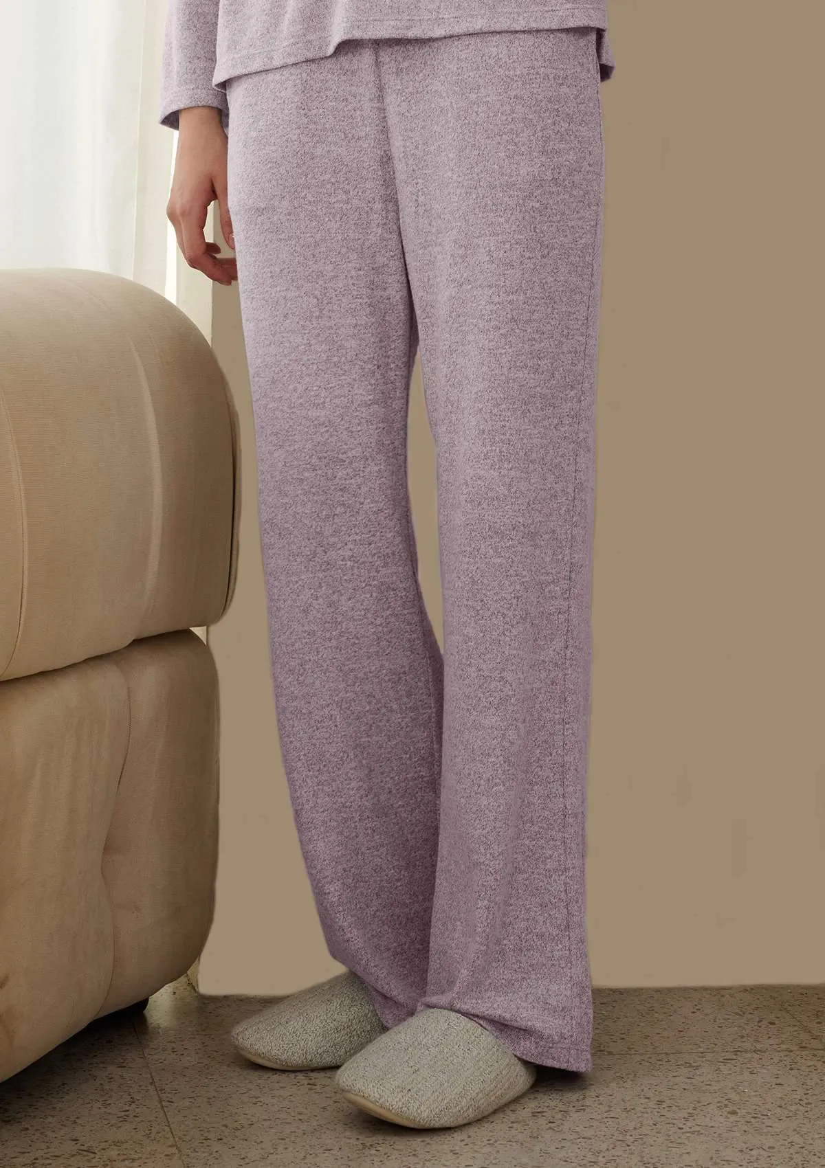 HSIA Knit Long Sleeve Pajama Set