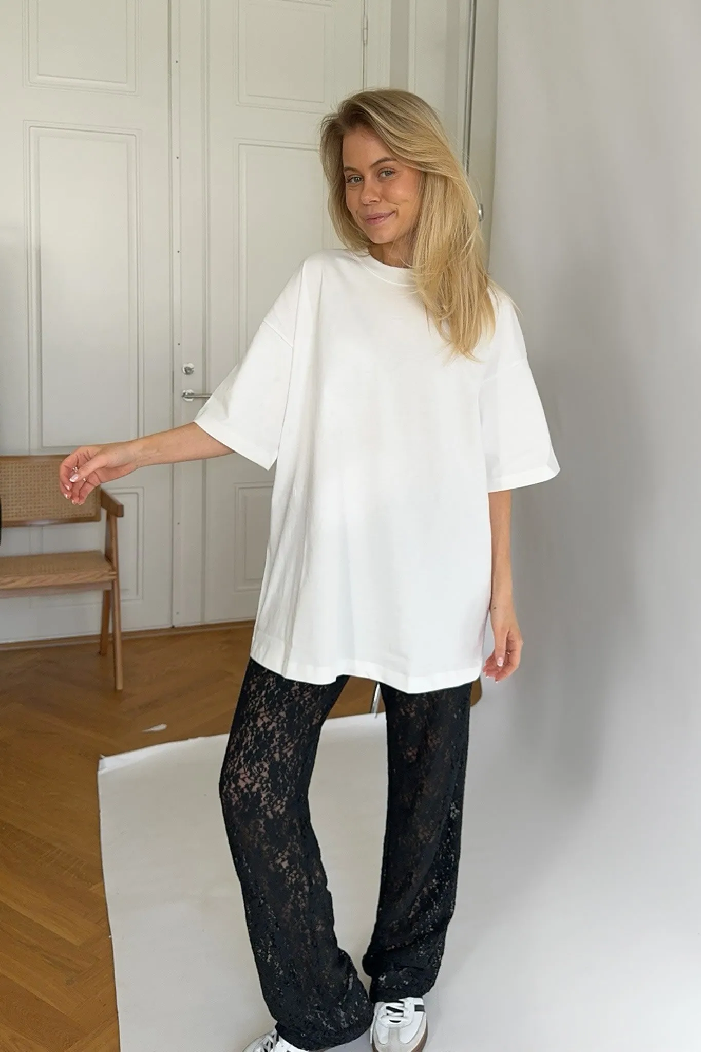 JXValeria Oversized Tshirt - Hvid