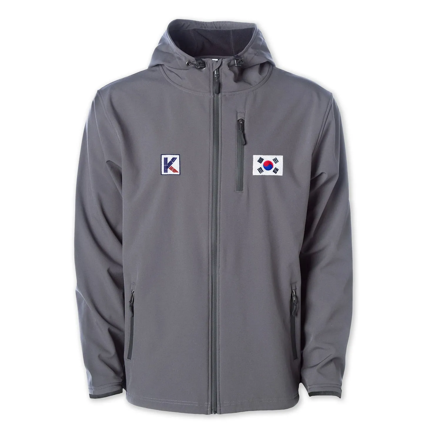 Limited Edition Charcoal KOR Flag Poly-Tech Jacket