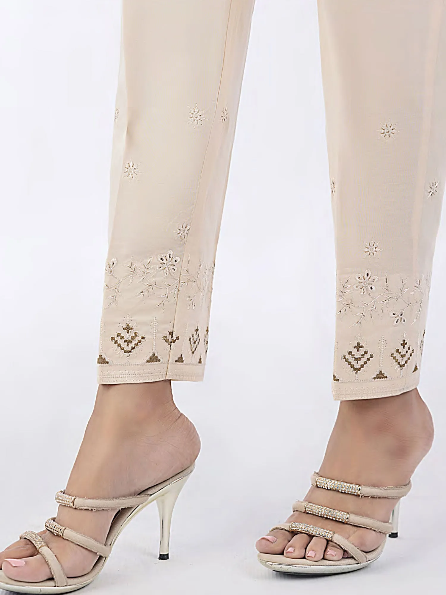 Lakhany Beige Cambric Trouser (3274-BGE)