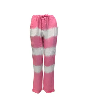 LAST PIECE - Linsea bleach pink linen pants