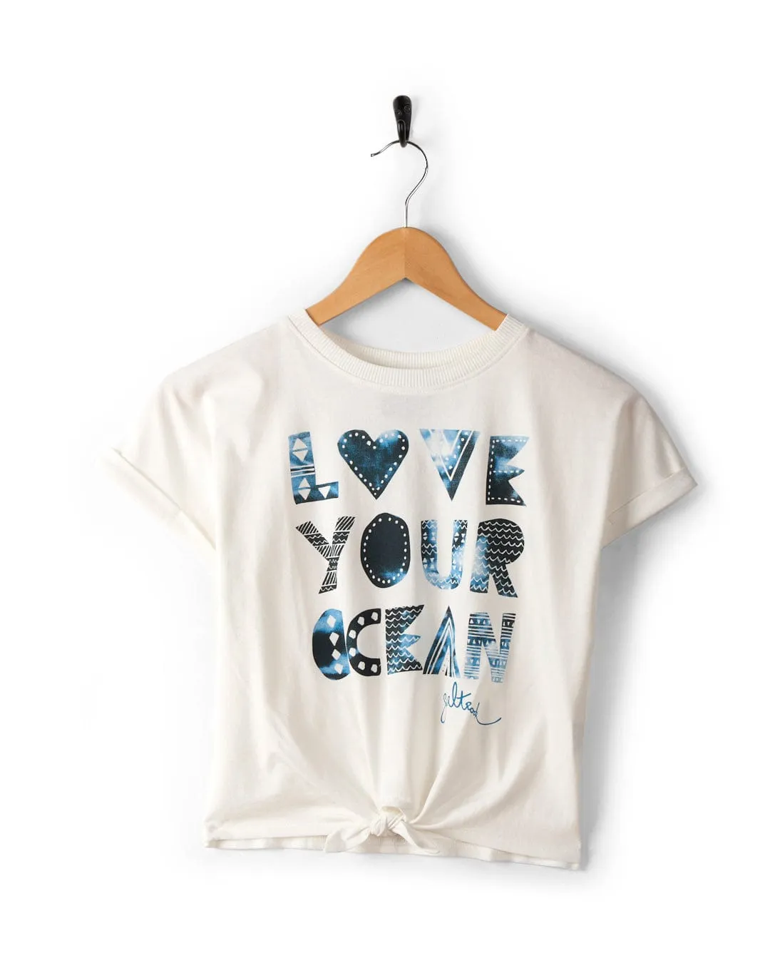 Love Your Ocean - Recycled Kids T-Shirt - White