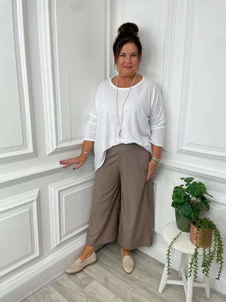 Malissa J Culottes - Taupe