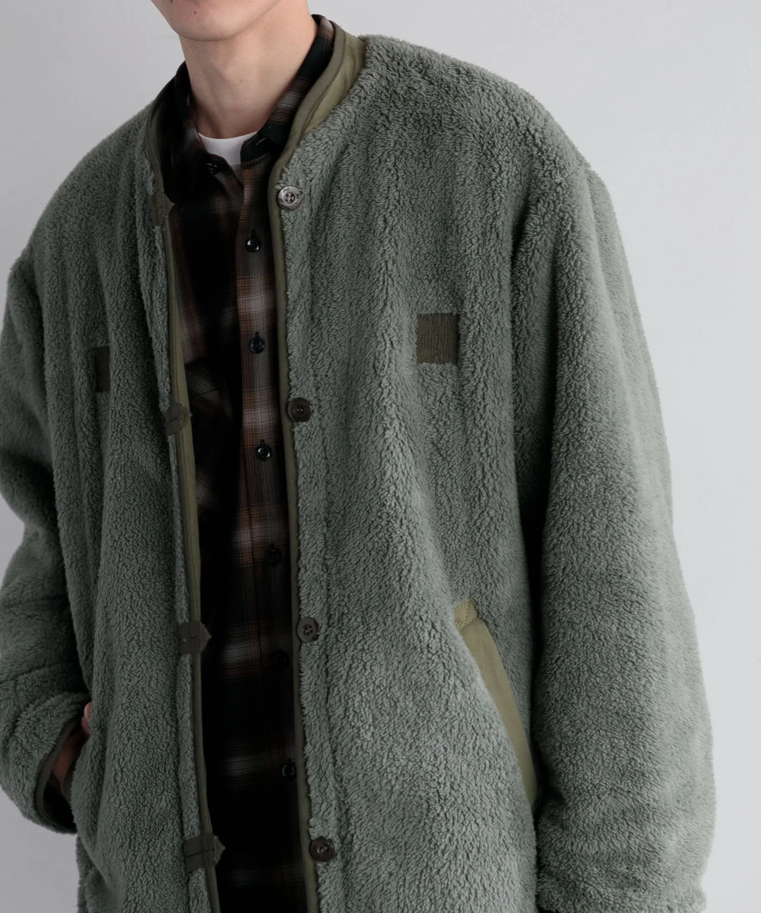 【MEN】ARMY TWILL BROKEN TWILL REVERSIBLE COAT