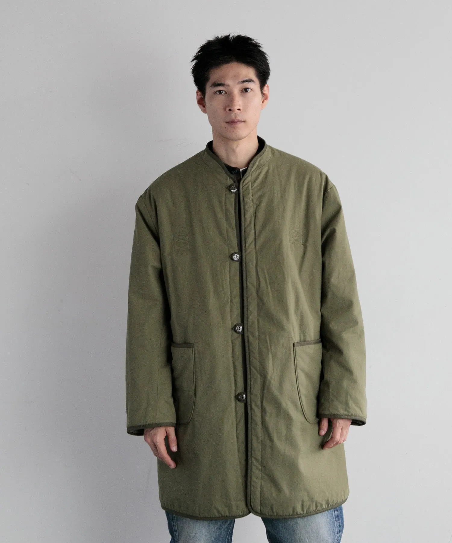 【MEN】ARMY TWILL BROKEN TWILL REVERSIBLE COAT