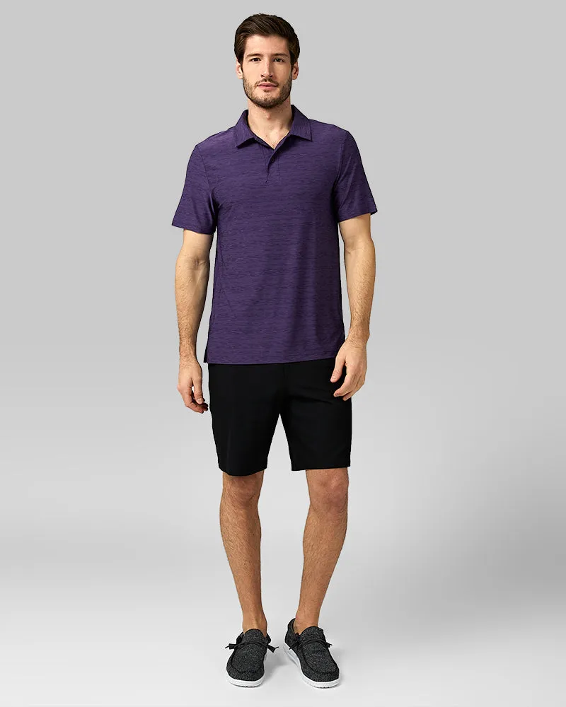 MEN'S ACTIVE STRIPE POLO