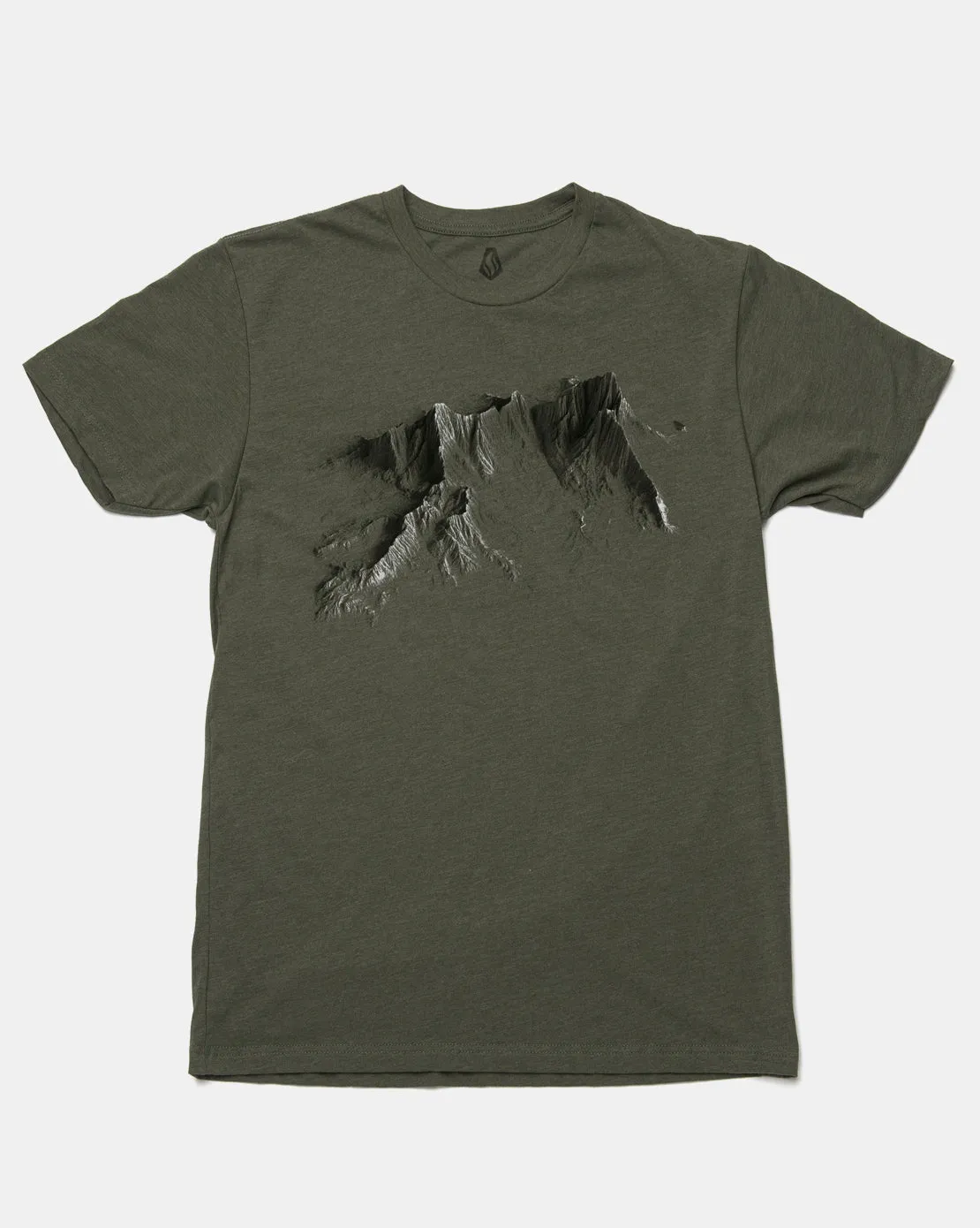 Men's Aerial Mountainscape T-Shirt