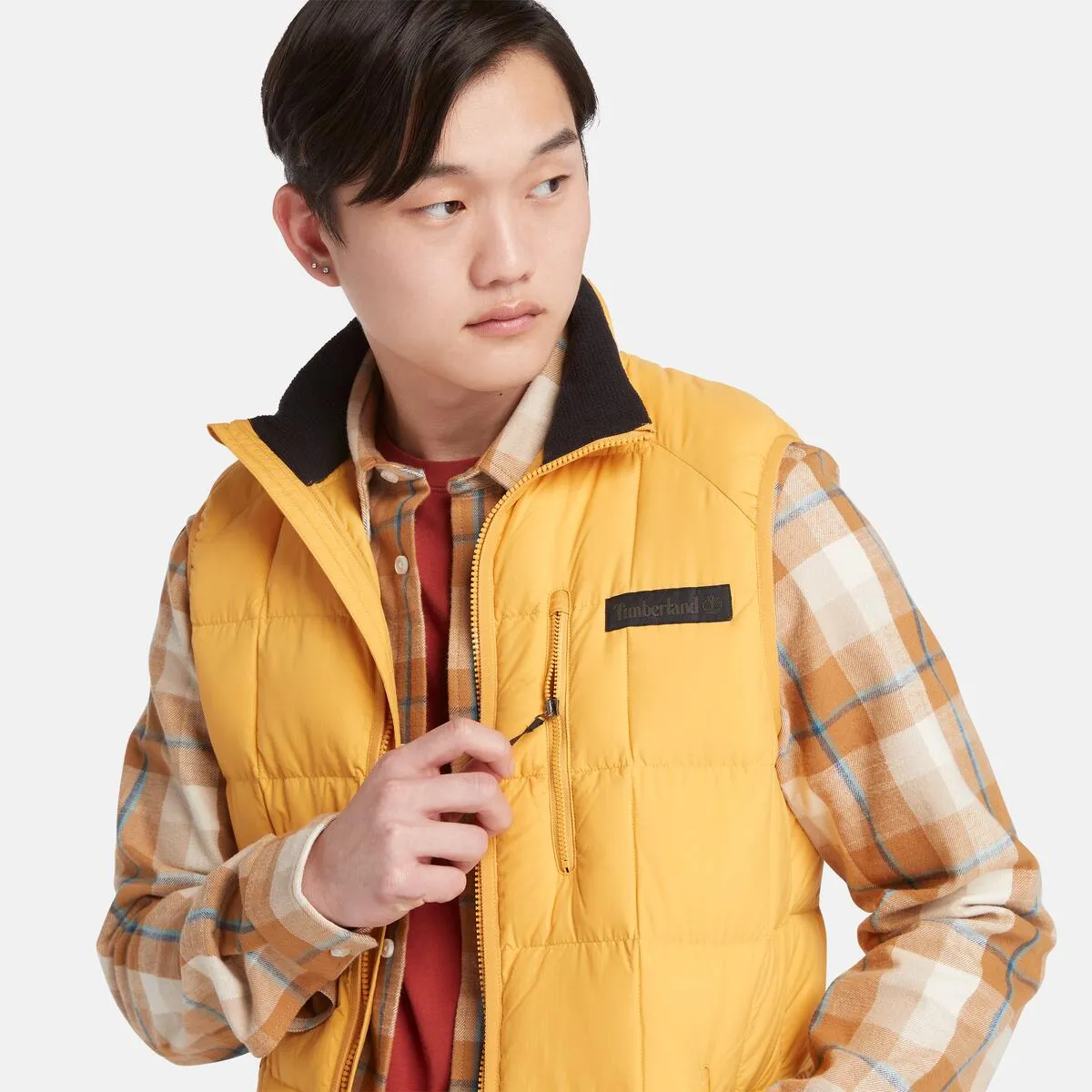 Men's Bear Head DWR Down Packable Vest