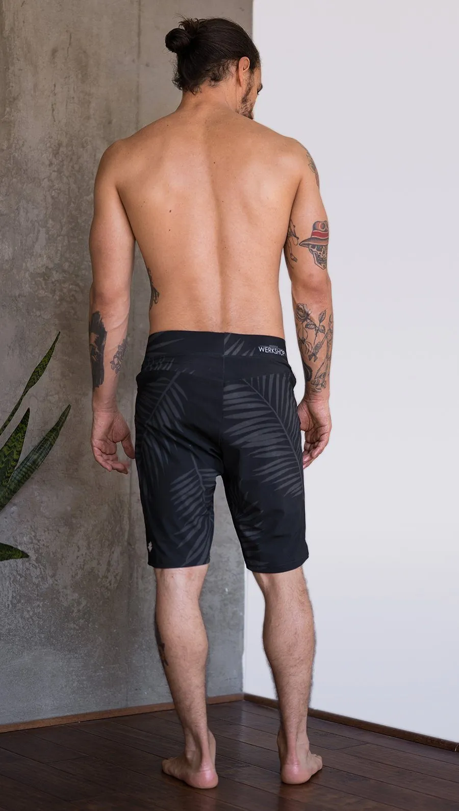 Men's - Black Palms Shorts 10.5" Inseam