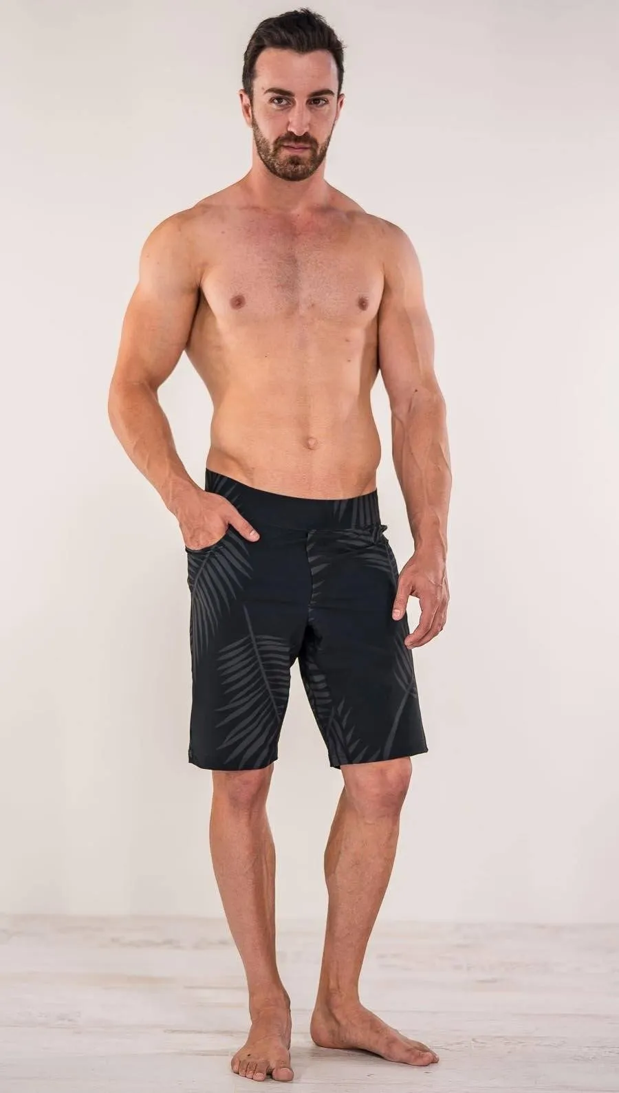 Men's - Black Palms Shorts 10.5" Inseam