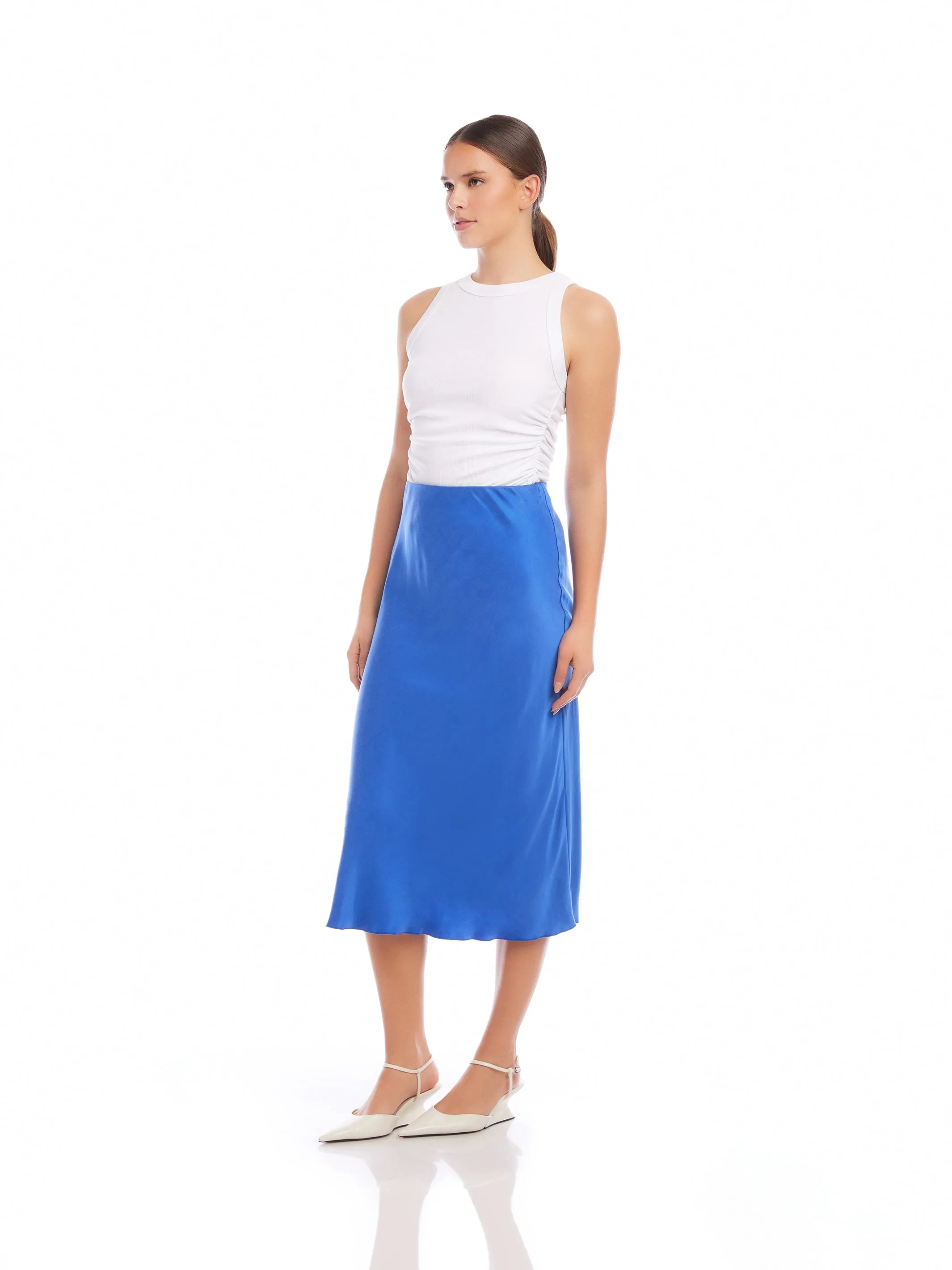 Mia Bias Midi Skirt