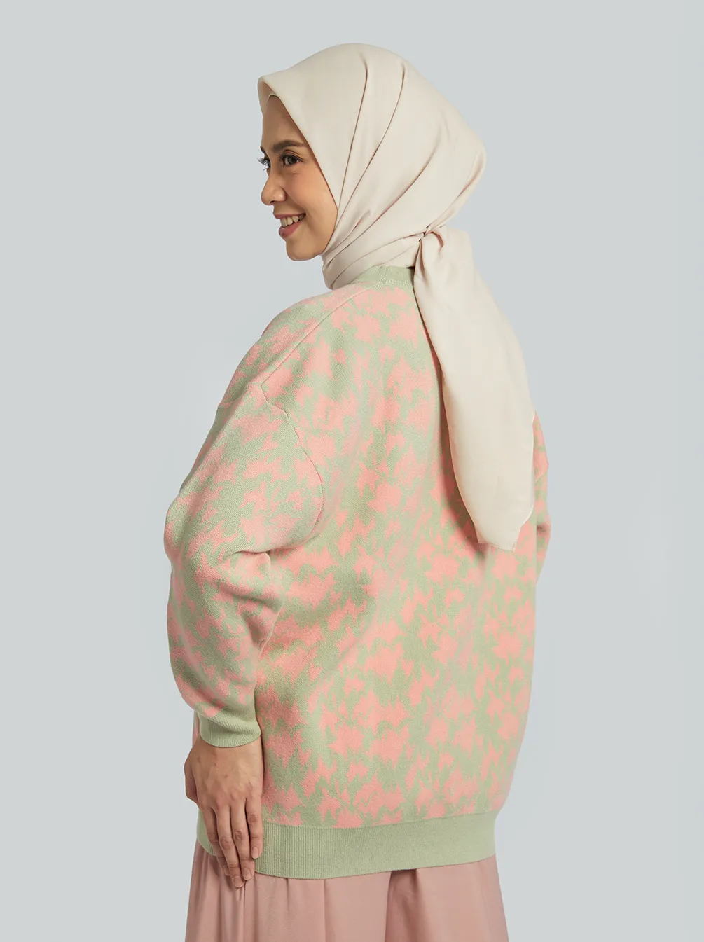 MINKA SWEATER PEACH GREEN