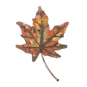 Exquisite North Wind Maple Leaf Brooch - Vintage Accessories for Women