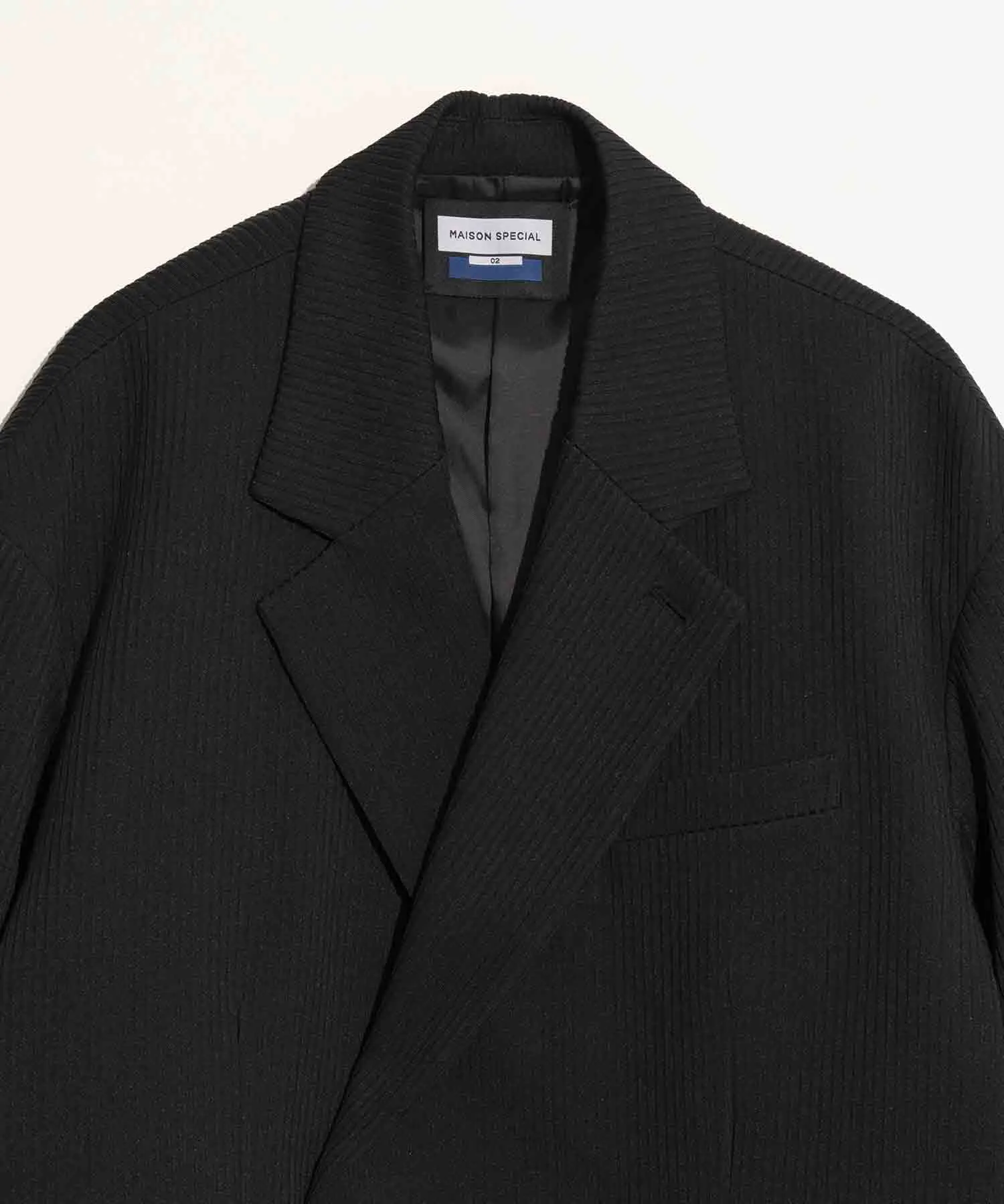 Omega Rib Prime-Over Double Tailored Jacket