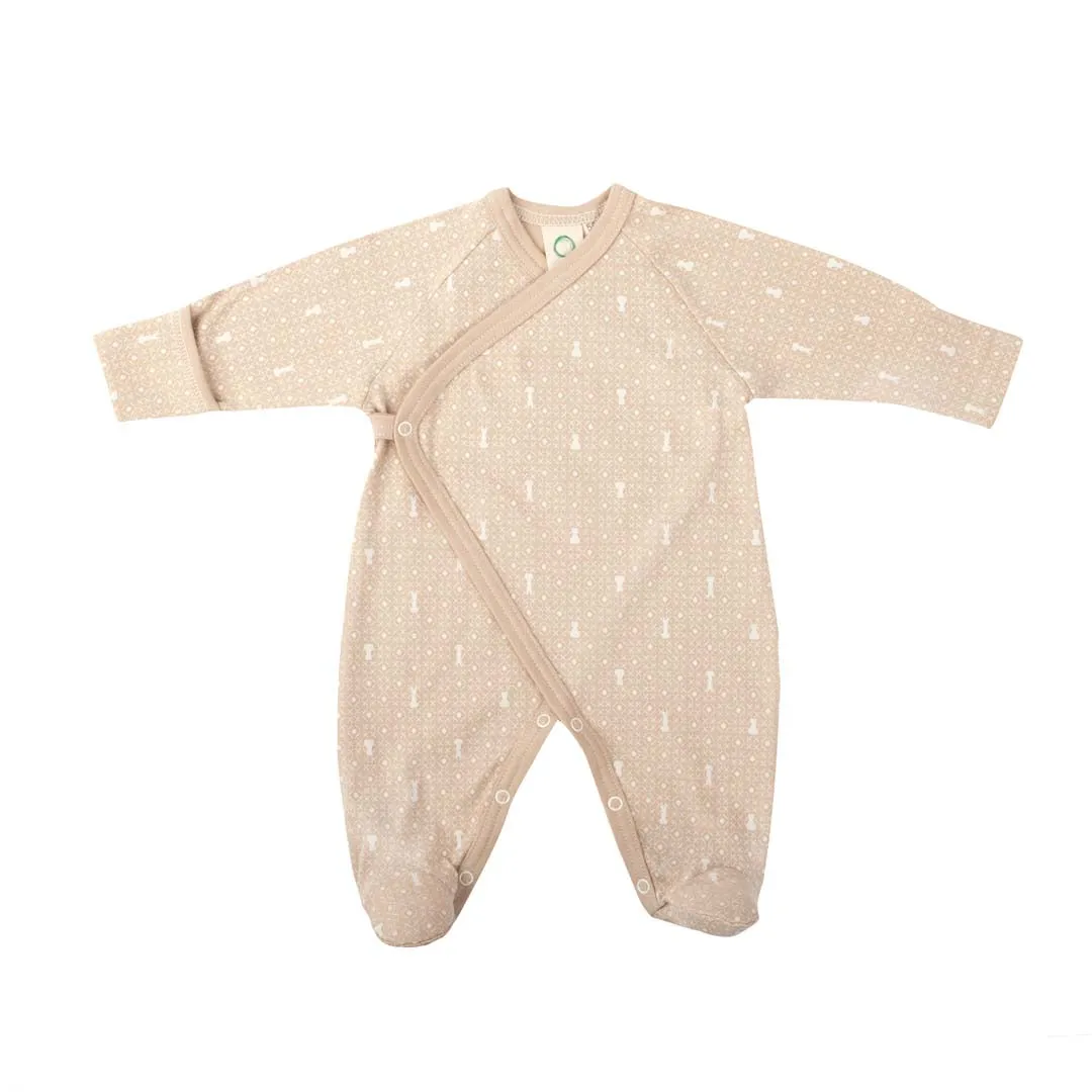 Organic Cotton Sleepsuit Fold with Feet