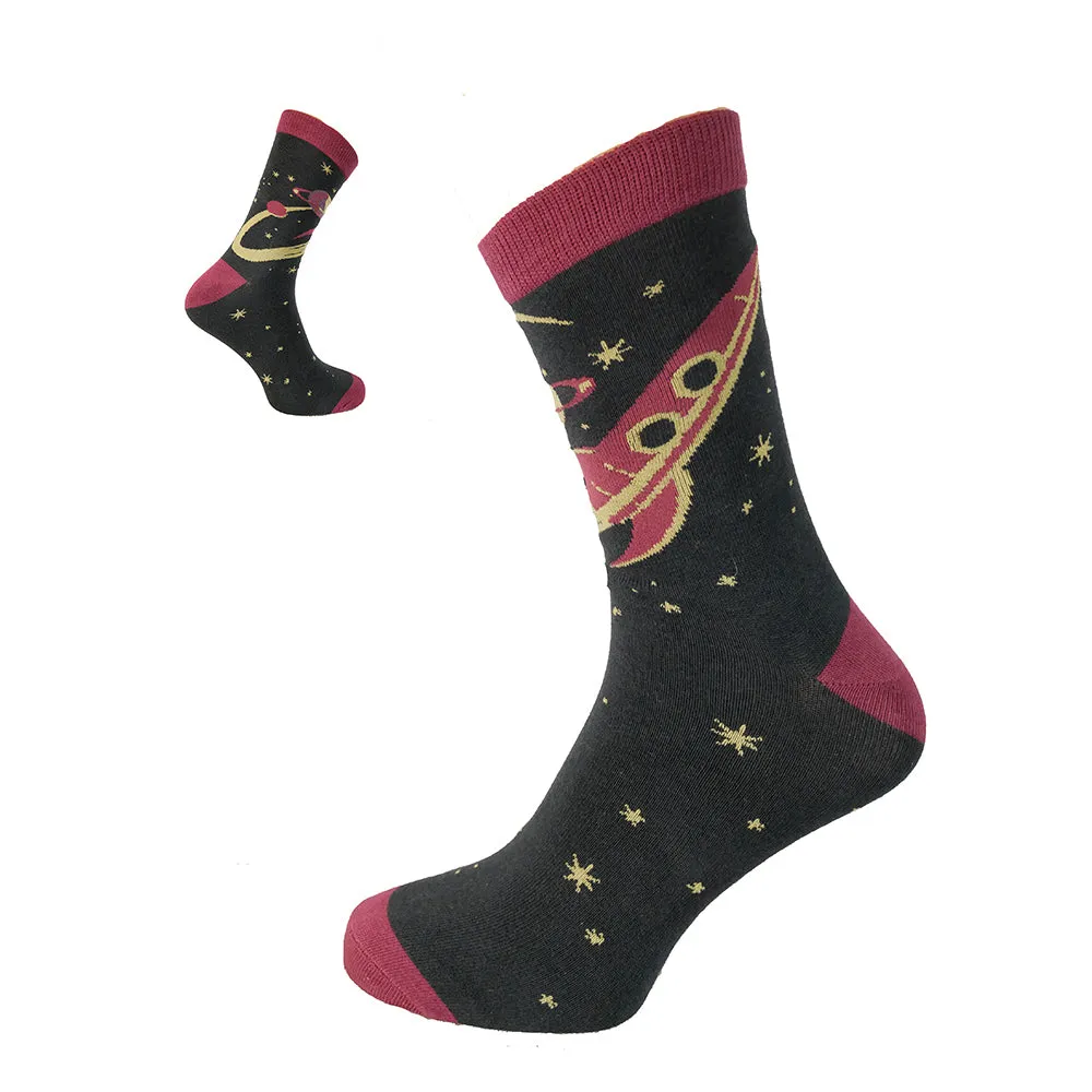 Outer Space Bamboo Socks