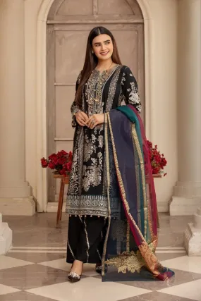 Parishey Embroidered 3 Piece Pakistani Suit PAR10