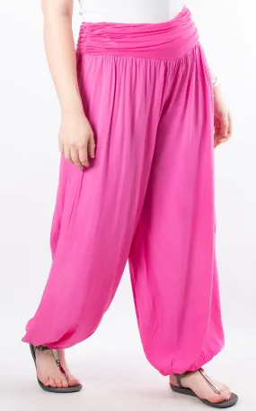 Plain Harems | Hot Pink